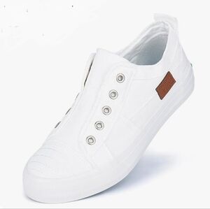 Jenn Ardon Canvas Slip On No lace Sneakers Size 8.5